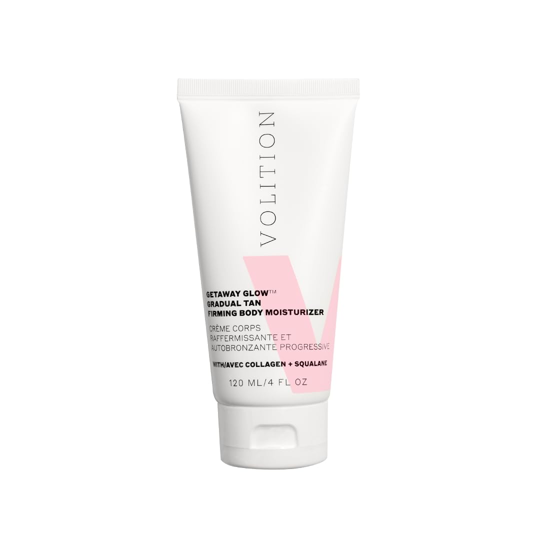 Volition Getaway Glow Gradual Tan Firming Body Moisturizer | Vegan Collagen + Squalane
