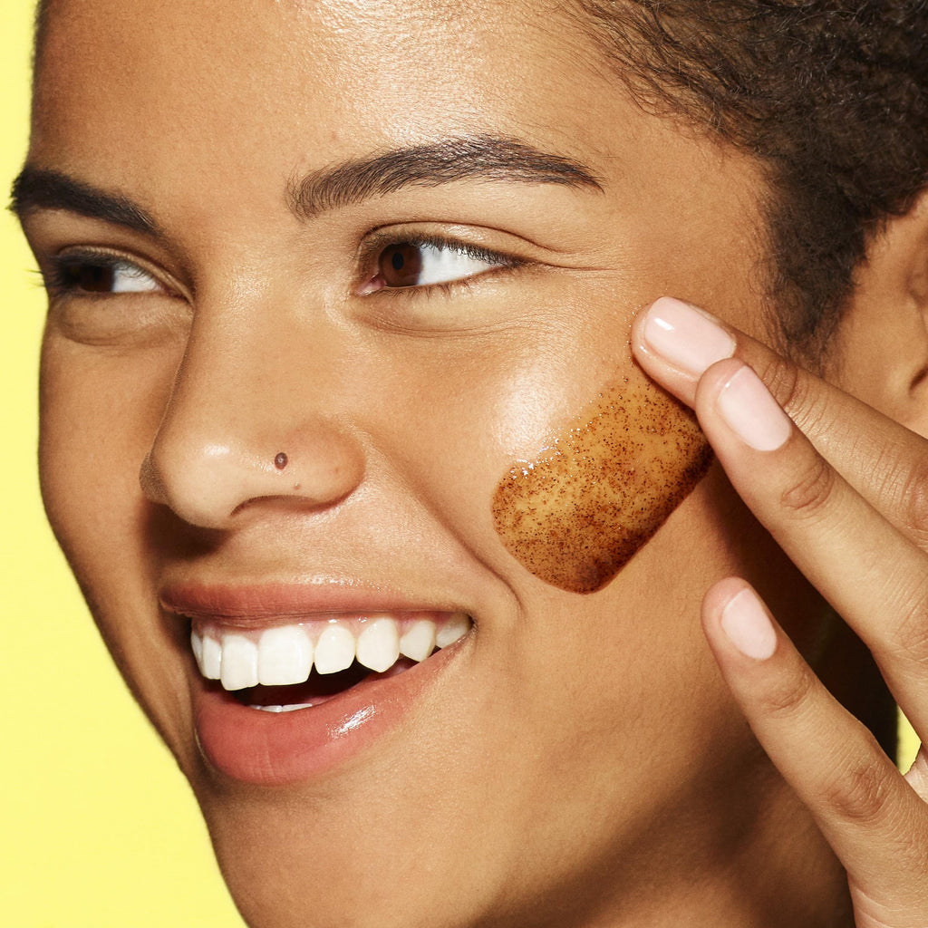 Volition Beauty Turmeric Brightening Polish with Oatmeal + Vitamin E | Exfoliating Scrub for Face & Body