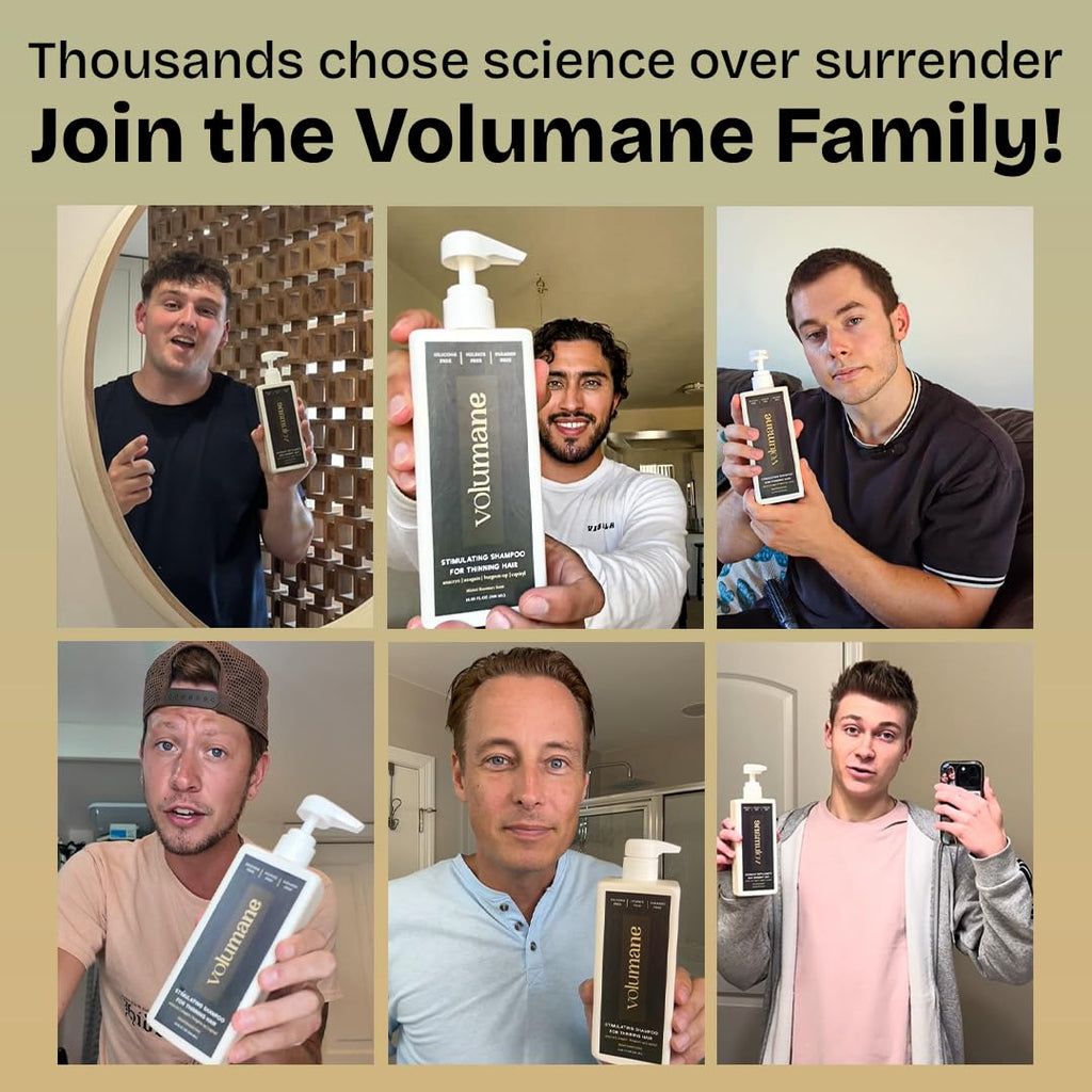 Volumane Anti-Thinning Shampoo for Men – Thickening & Regrowth Support | Sulfate & Silicone Free