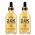 Voluxss 24K Gold Anti-Aging Serum 2-Pack | Vitamin C & Hyaluronic Acid for Firmness & Glow