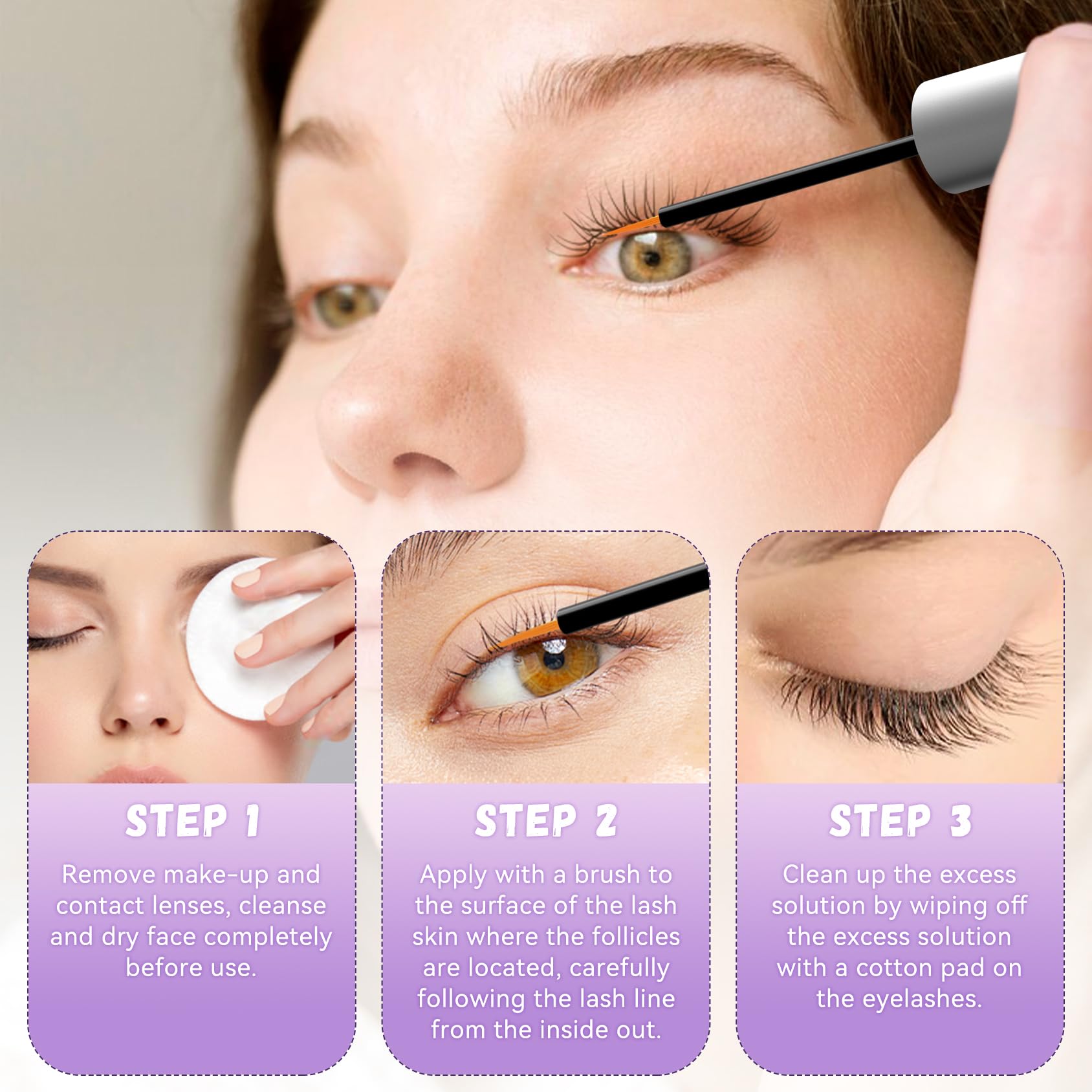 Vxzit Lash Serum | Gentle Natural Vegan Eyelash Growth & Nourishing Treatment 5ml