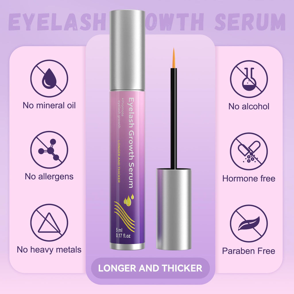 Vxzit Lash Serum | Gentle Natural Vegan Eyelash Growth & Nourishing Treatment 5ml