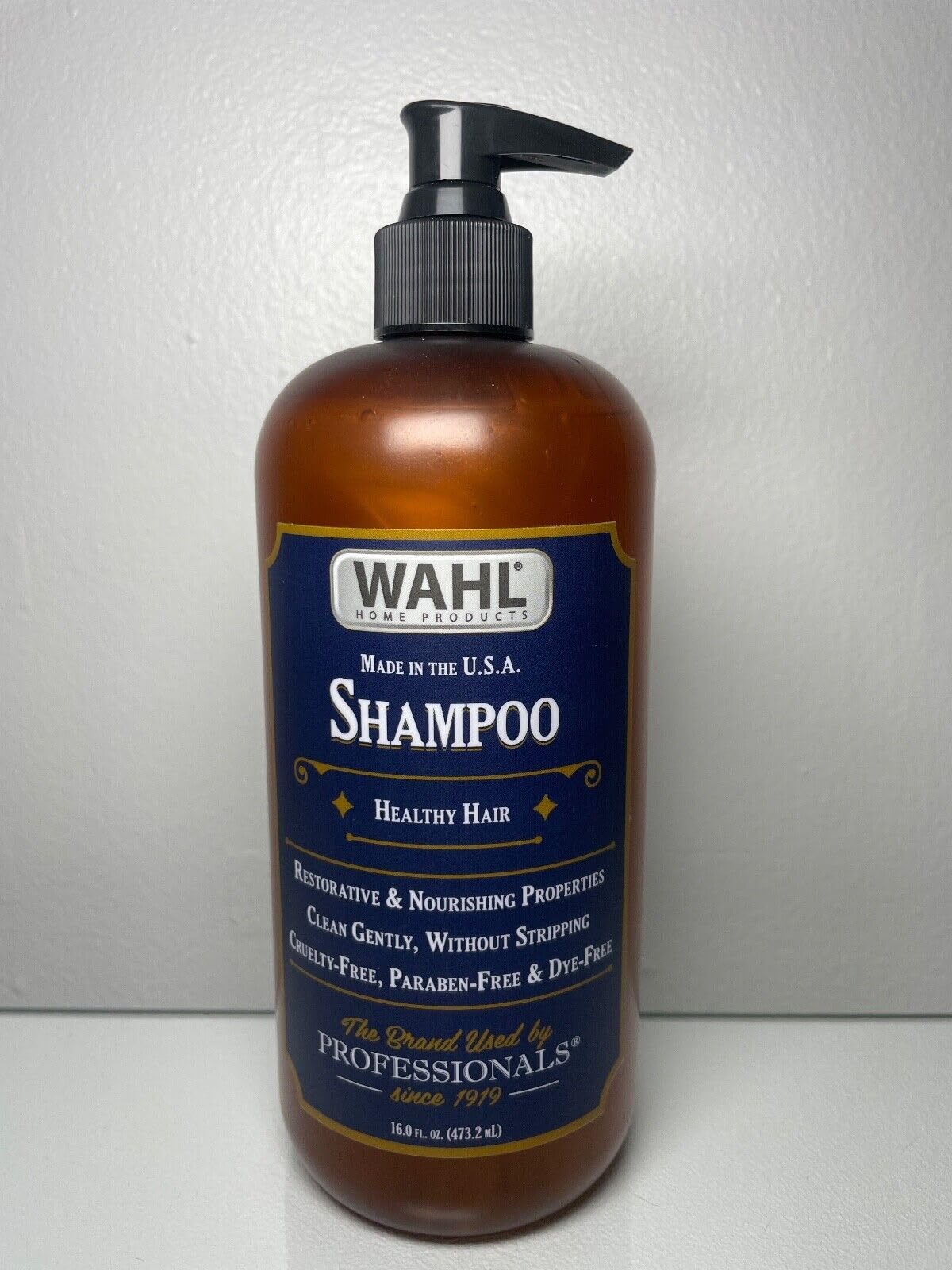 Wahl Shampoo for Healthy Hair – Restorative & Nourishing, Cruelty-Free, Paraben-Free, Dye-Free, 16 oz