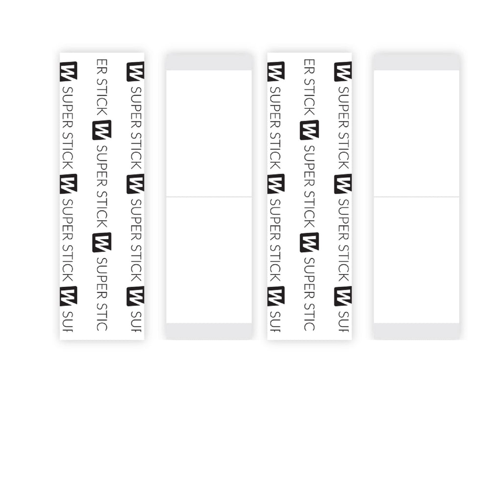 Walker Tape Co. Stick Tape Straight Strips 36 pcs Clear 1x3