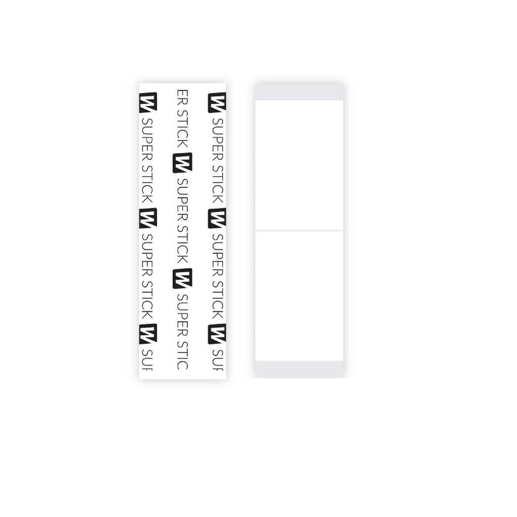 Walker Tape Co. Stick Tape Straight Strips 36 pcs Clear 1x3