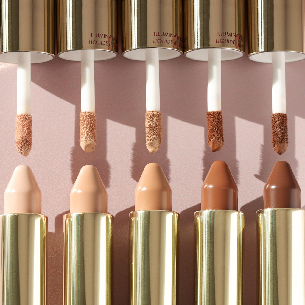 Wander Beauty Dualist Matte & Illuminating Concealer Deep – Dual-Ended Full Coverage Concealer Stick
