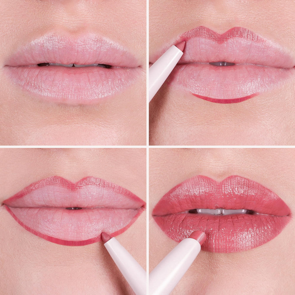 Wander Beauty Lipsetter Dual Cream Lipstick + Lip Liner — Bohemian Blush | Hydrating, Soft Matte Finish