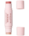 Wander Beauty On-the-Glow Blush & Illuminator – Sienna Sunset / Nude Glow (7-in-1 Hydrating Cream Stick)