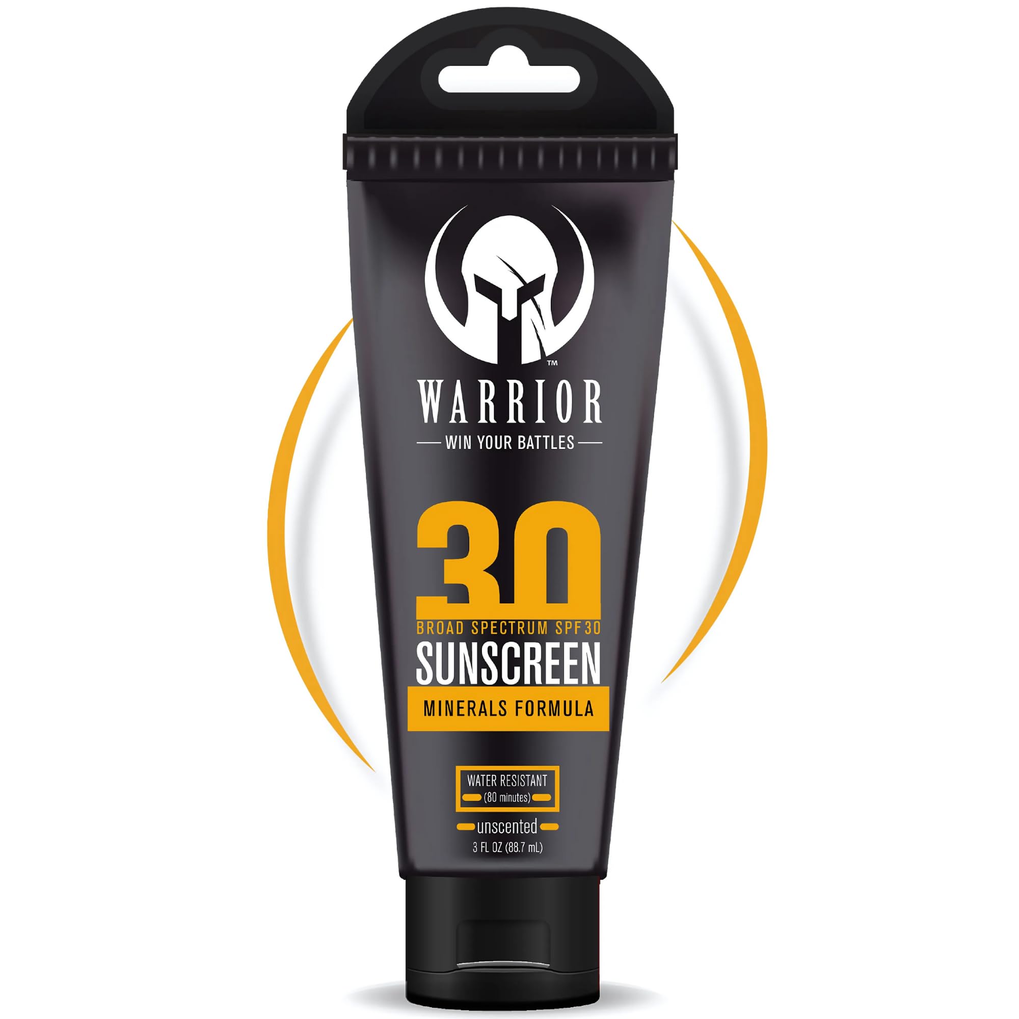 Warrior SPF 30 Mineral Sunscreen Lotion - Water Resistant, Reef Safe (3 oz)