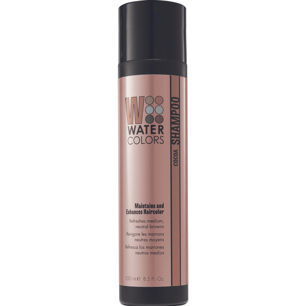 Watercolors Color Depositing Shampoo Cocoa – 8.5 oz | 3-in-1 Color Refresh, Cleanse & Condition