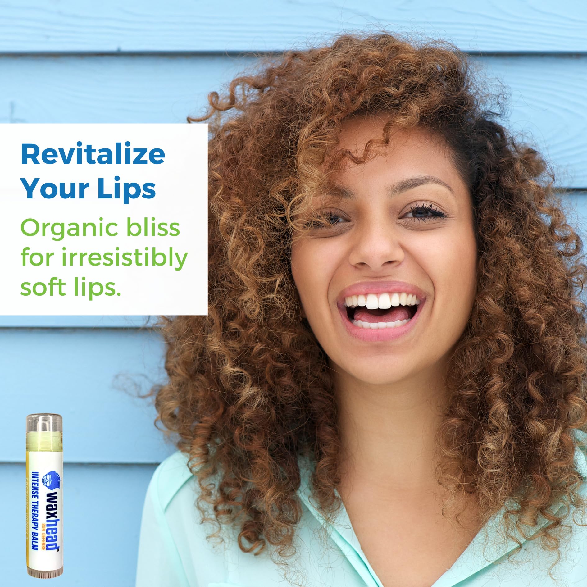 Waxhead Organic Lip Balm – Fast-Acting Hydration for Dry Lips (Vanilla) 4-Pack