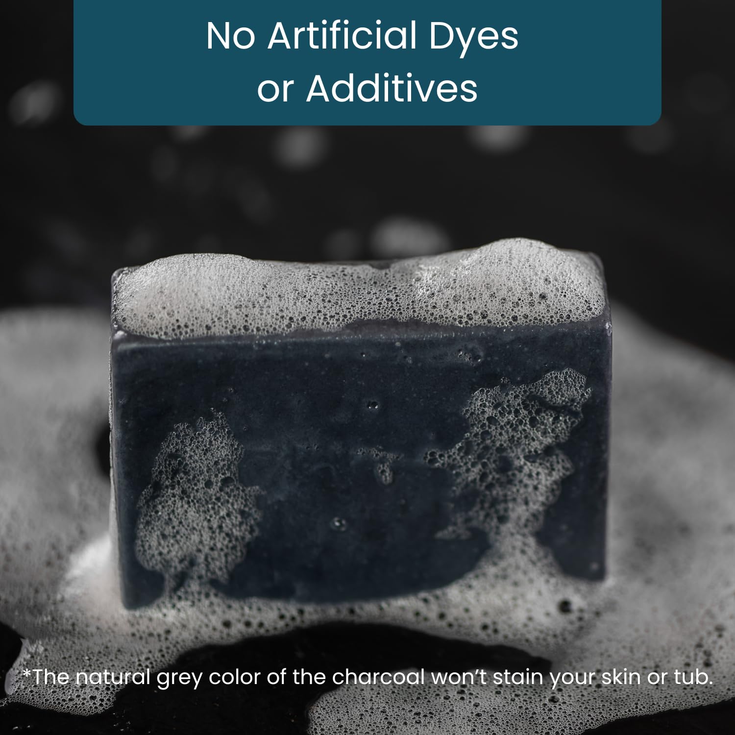Way Natural Activated Charcoal Soap Bar with Goat Milk – Handmade 5oz, No Dyes