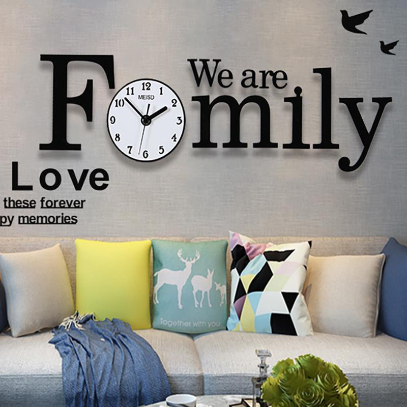 We Are Family Clock