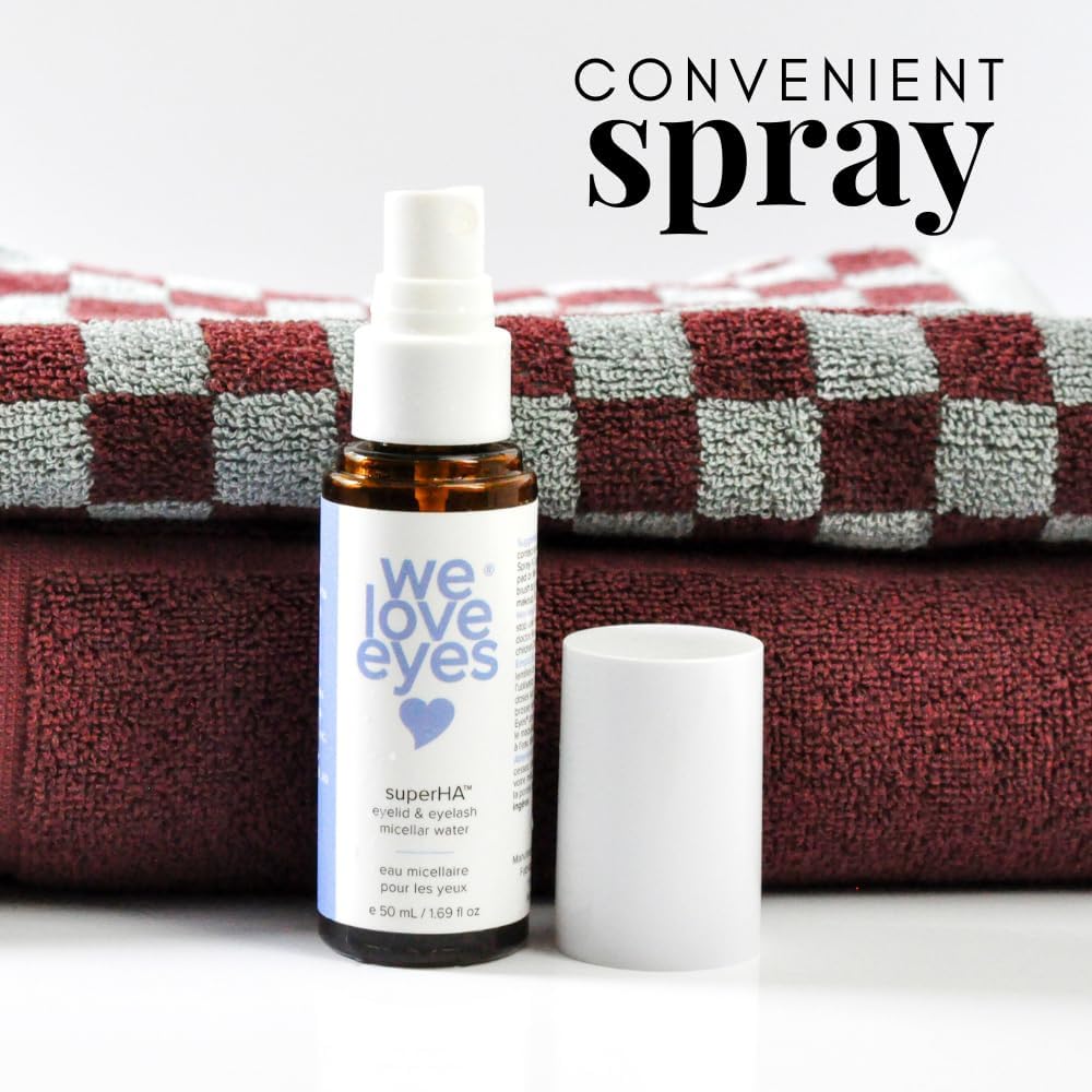 We Love Eyes - superHA Eyelid & Eyelash Micellar Water | Gentle, Oil-Free Makeup Removal