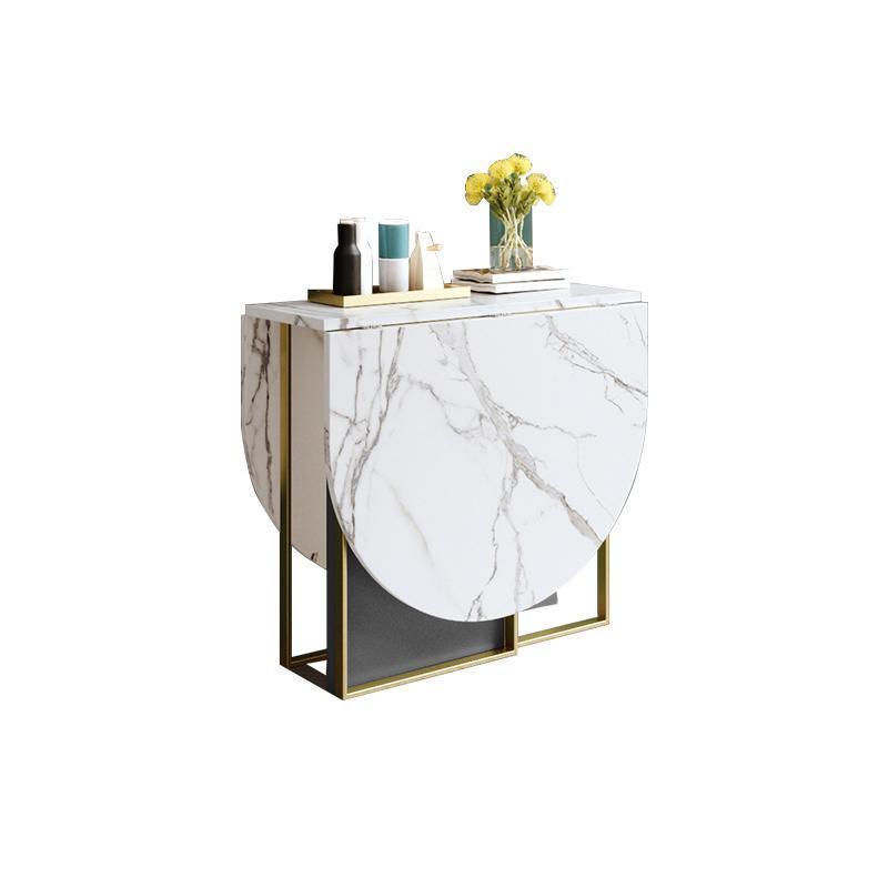 COSCO Modern Folding Dining Table, Green & Grey