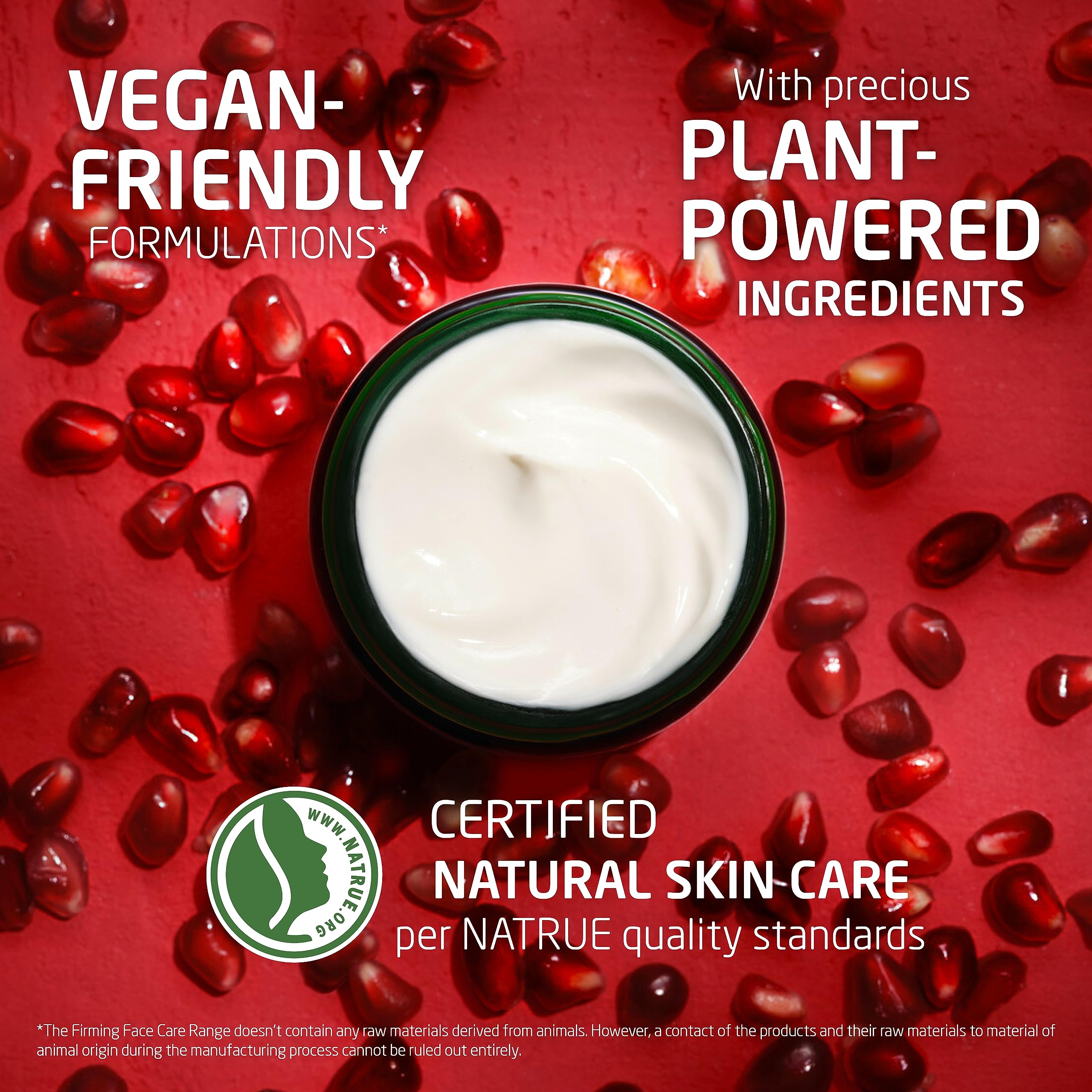 Weleda Face Care Plumping Day Cream – Pomegranate & Maca Root Peptides, 1.3 oz