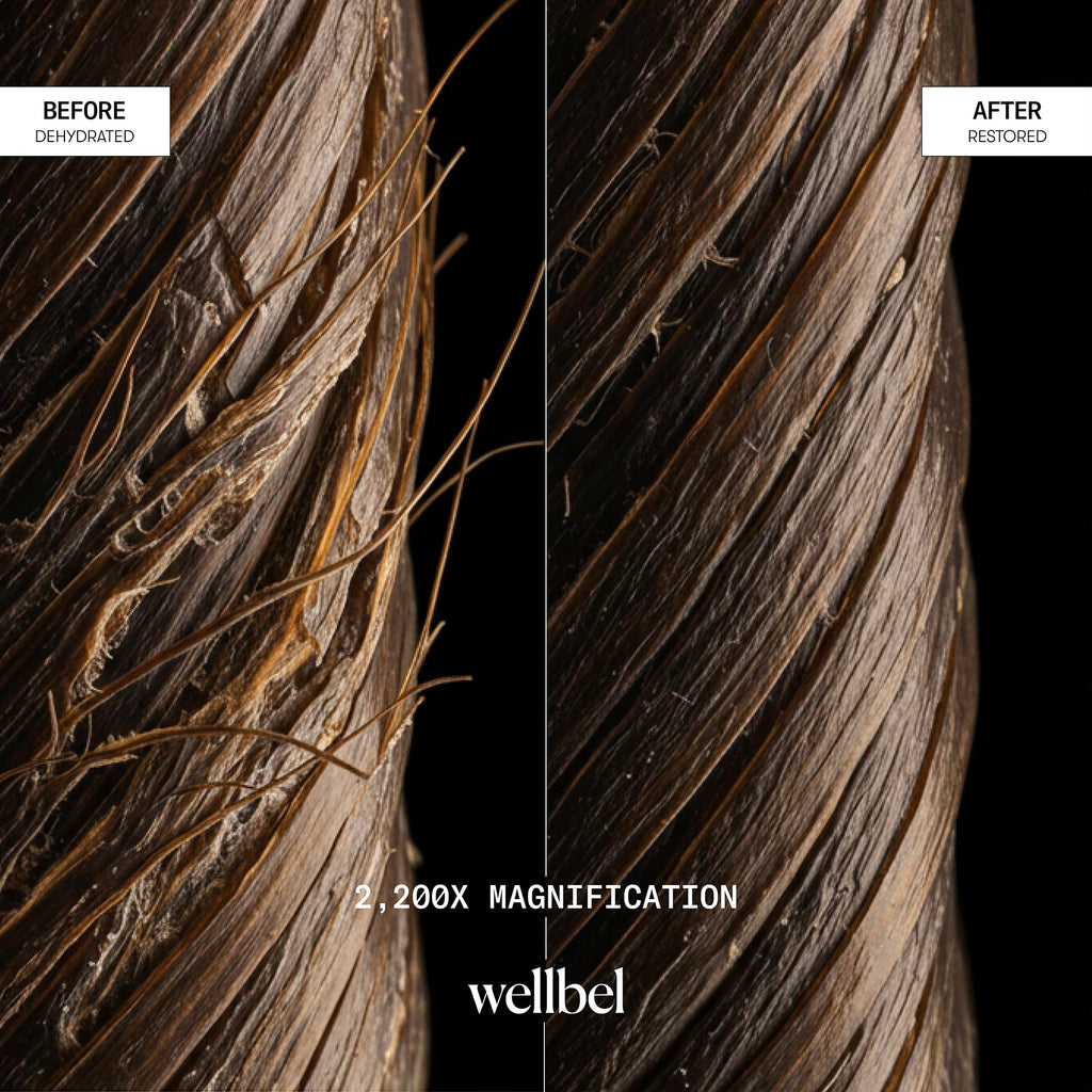 WELLBEL Detox + Restore Duo – Shampoo & Conditioner Set for Scalp Health, Hydration & Frizz Control