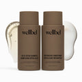 WELLBEL Detox + Restore Duo – Shampoo & Conditioner Set for Scalp Health, Hydration & Frizz Control