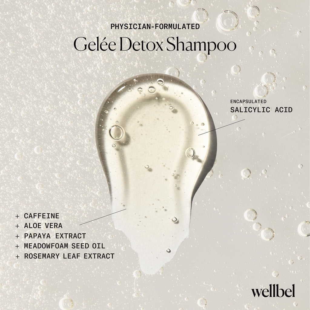 WELLBEL Gelée Detox Shampoo – pH-Balanced Scalp Detox & Gentle Exfoliation