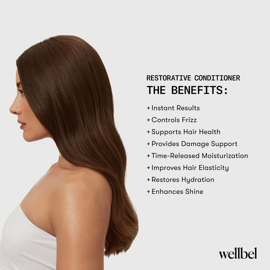 Wellbel Restorative Conditioner – Lightweight Hydration with Hyaluronic Acid & Peptides