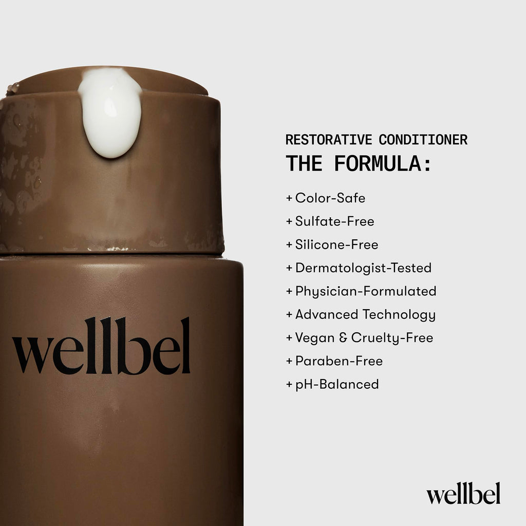 Wellbel Restorative Conditioner – Lightweight Hydration with Hyaluronic Acid & Peptides