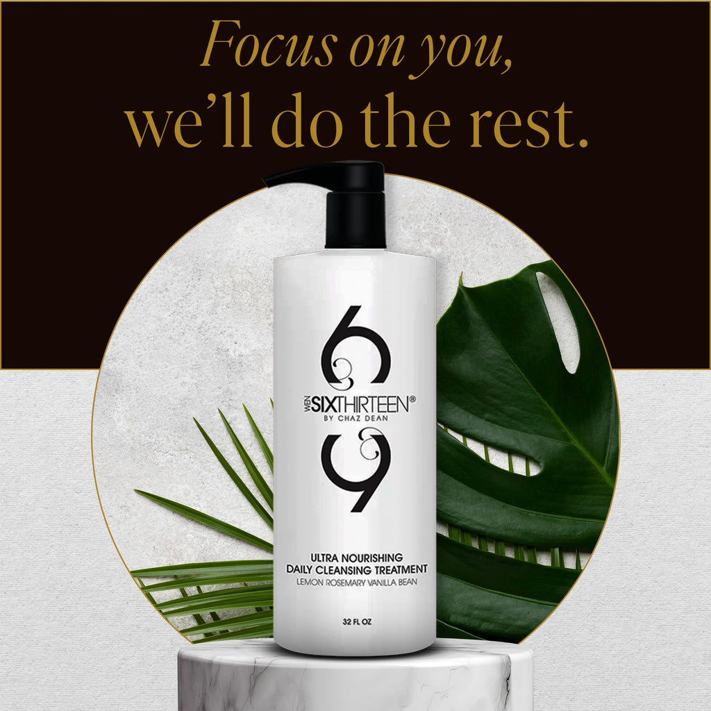 WEN 613 Cleansing Conditioner by Chaz Dean – Lemon Rosemary Vanilla Bean, 32 oz