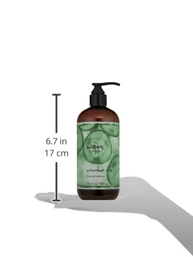 WEN by Chaz Dean Cucumber Aloe Cleansing Conditioner, 16 oz – Gentle Purifying Hydration