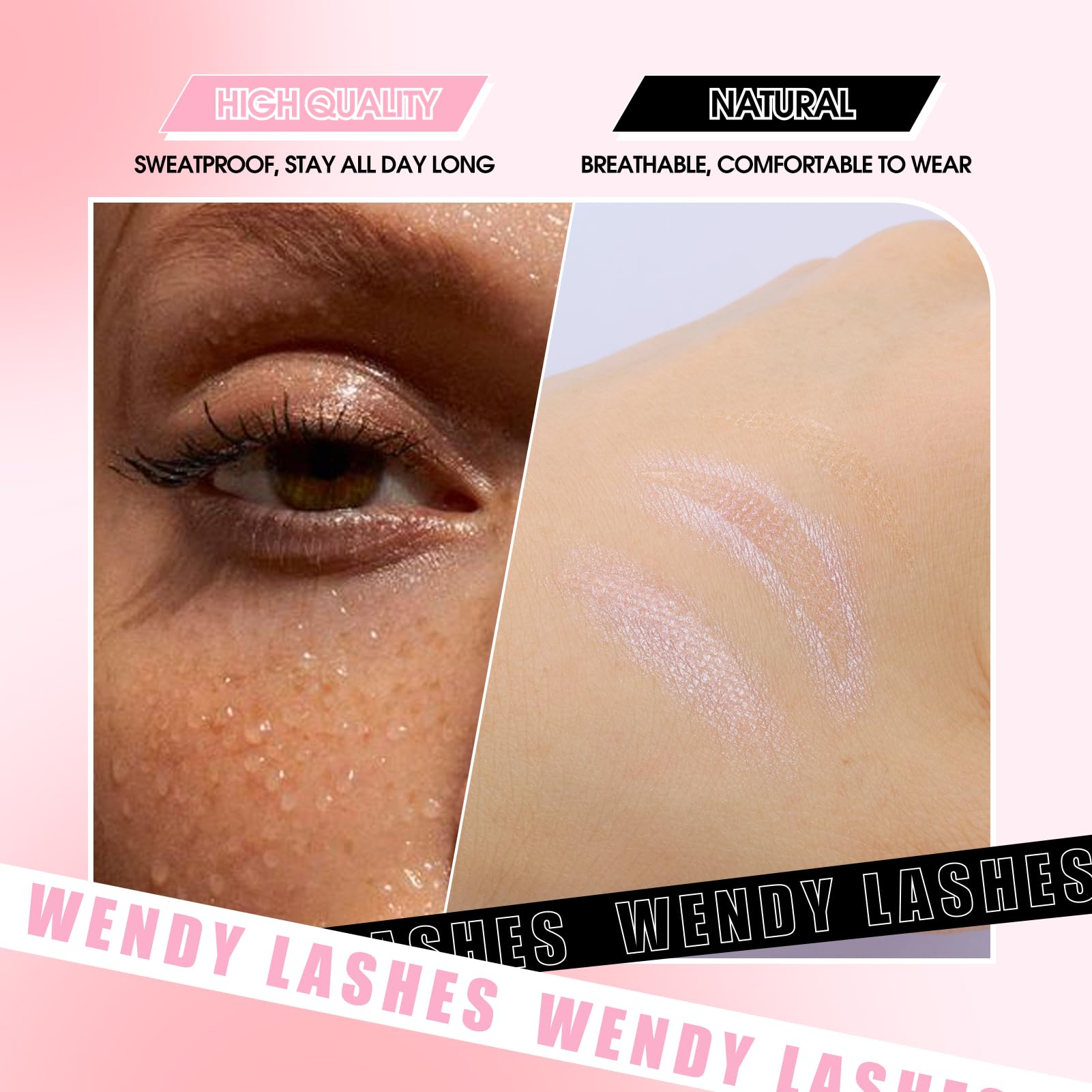 Wendy Lashes 1248-Pcs Invisible Double Eyelid Tapes – Waterproof Lifter Strips