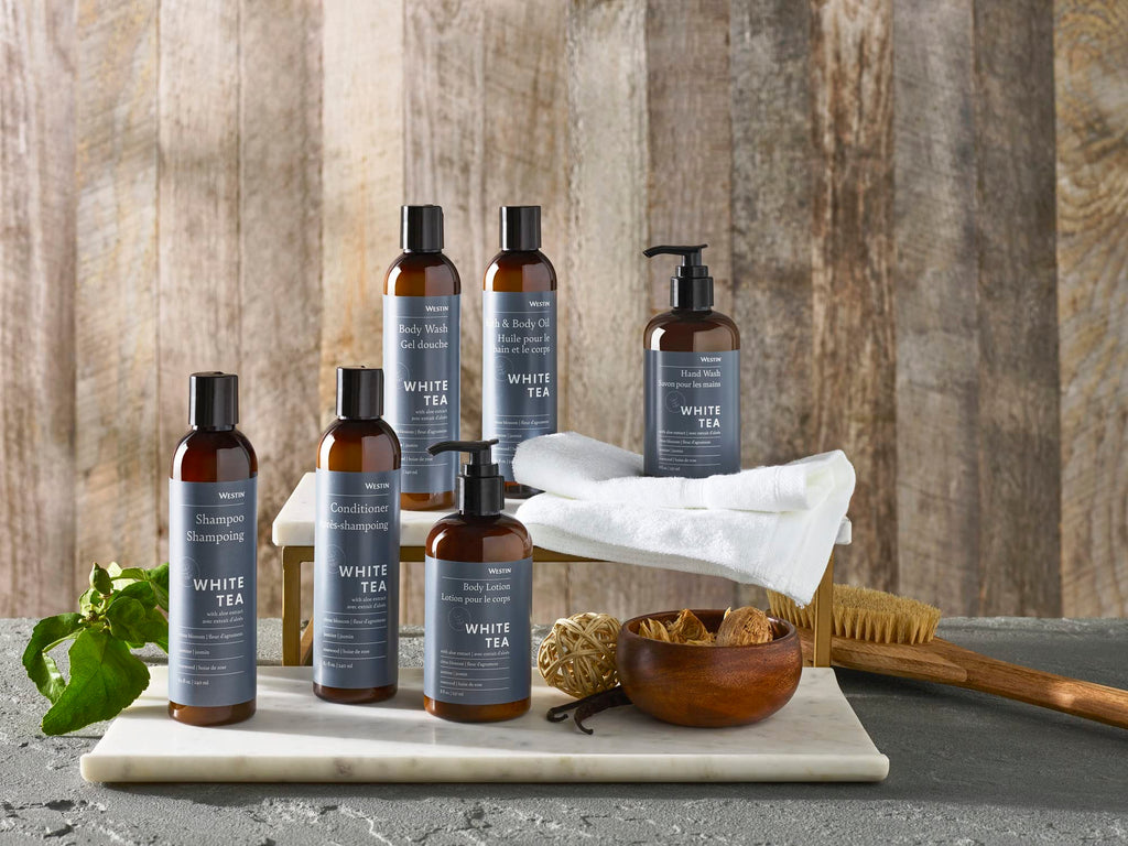 Westin White Tea Aloe Body Lotion | Hotel Spa Hydration, 8 oz Pump