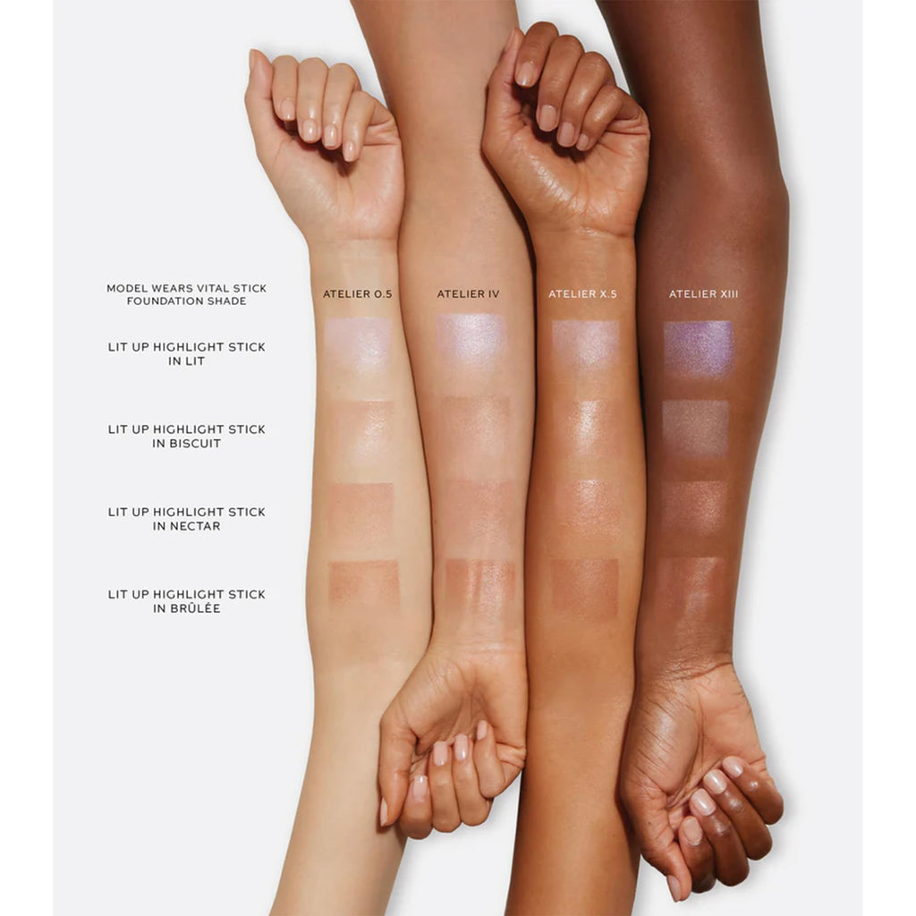 WESTMAN ATELIER Lit Up Highlighter Stick – Silky Gel Glow (Vegan)