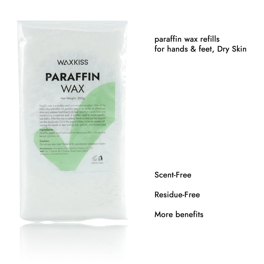 WeWax Paraffin Wax Refills – 6 Pack Unscented for Hands & Feet