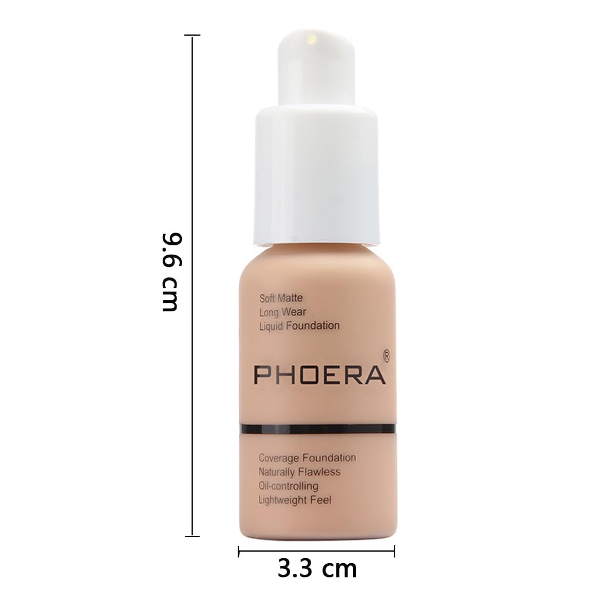 WFWJ PHOERA Foundation 105 Sand – Full Coverage, Oil-Control Foundation