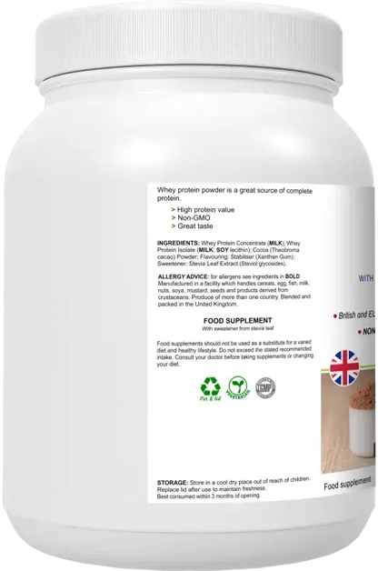WheyPro Chocolate Whey Protein Powder | Muscle Support UK