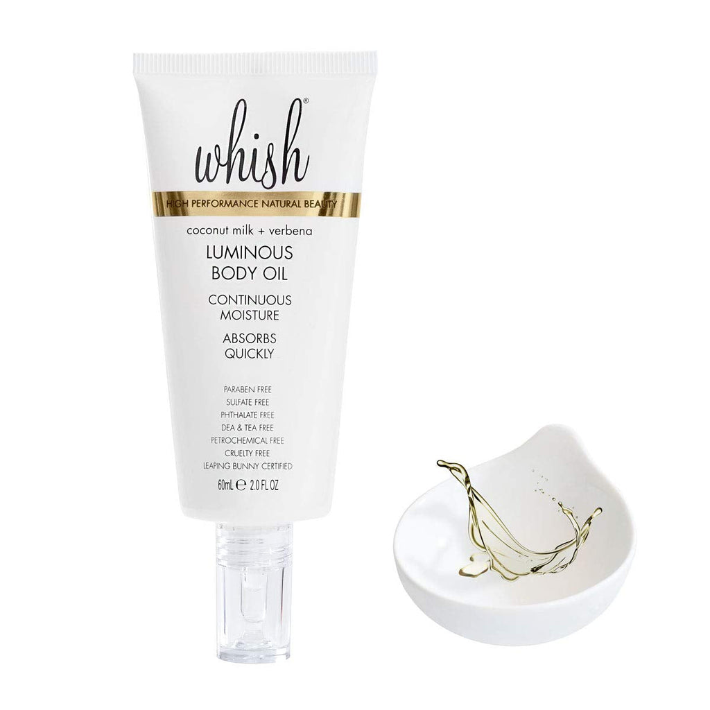 Whish Coconut Milk + Verbena Luminous Body Oil – Hydrating, Peptide-Enhanced