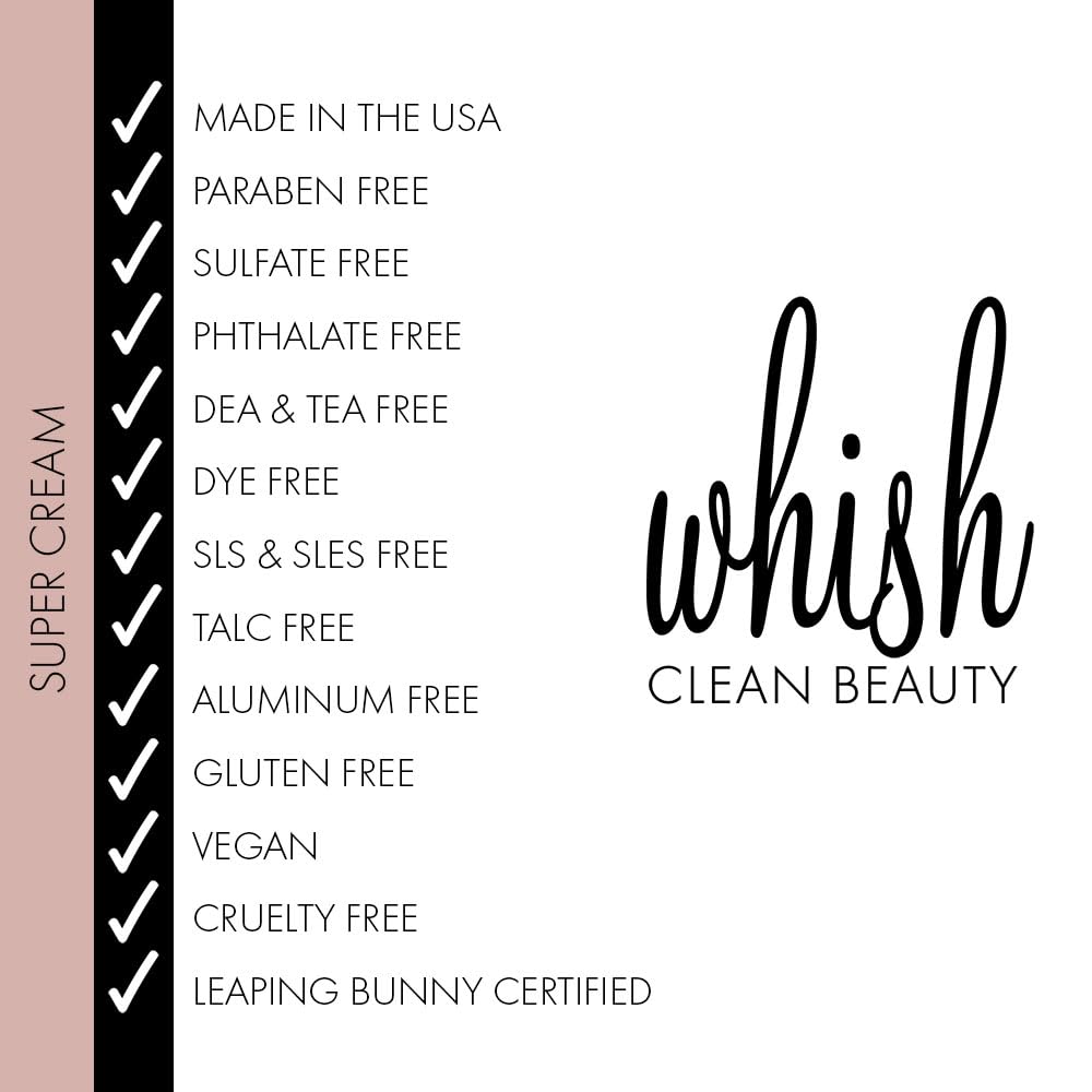 Whish Super Cream with Bakuchiol, 4 oz – Hydrating Daily Cream