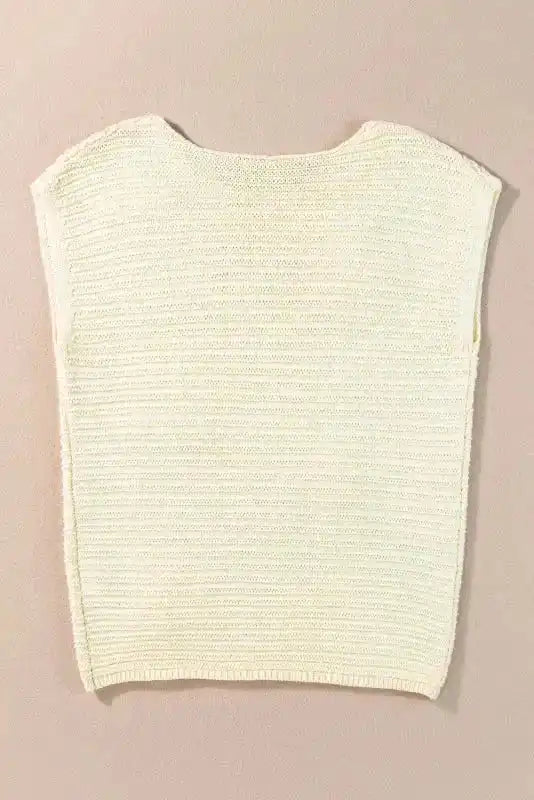 Flower Crochet Knit Tank Top Women UK