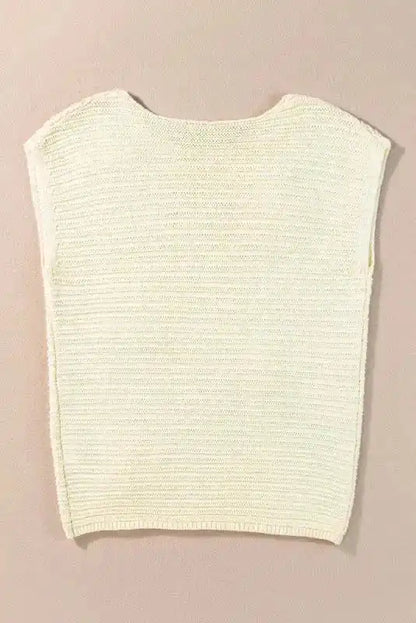 Flower Crochet Knit Tank Top Women UK