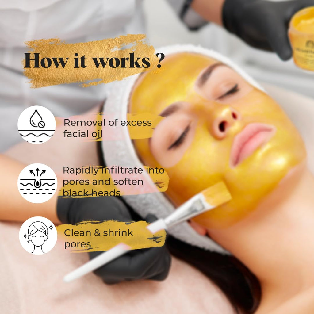 White Naturals One Day Sale: 24K Gold Facial Mask – Anti-Aging, Hydration & Glow