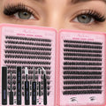 WIGICD Lash Clusters Kit – 480 Pcs D Curl Fluffy Wispy Extensions (9–16mm)