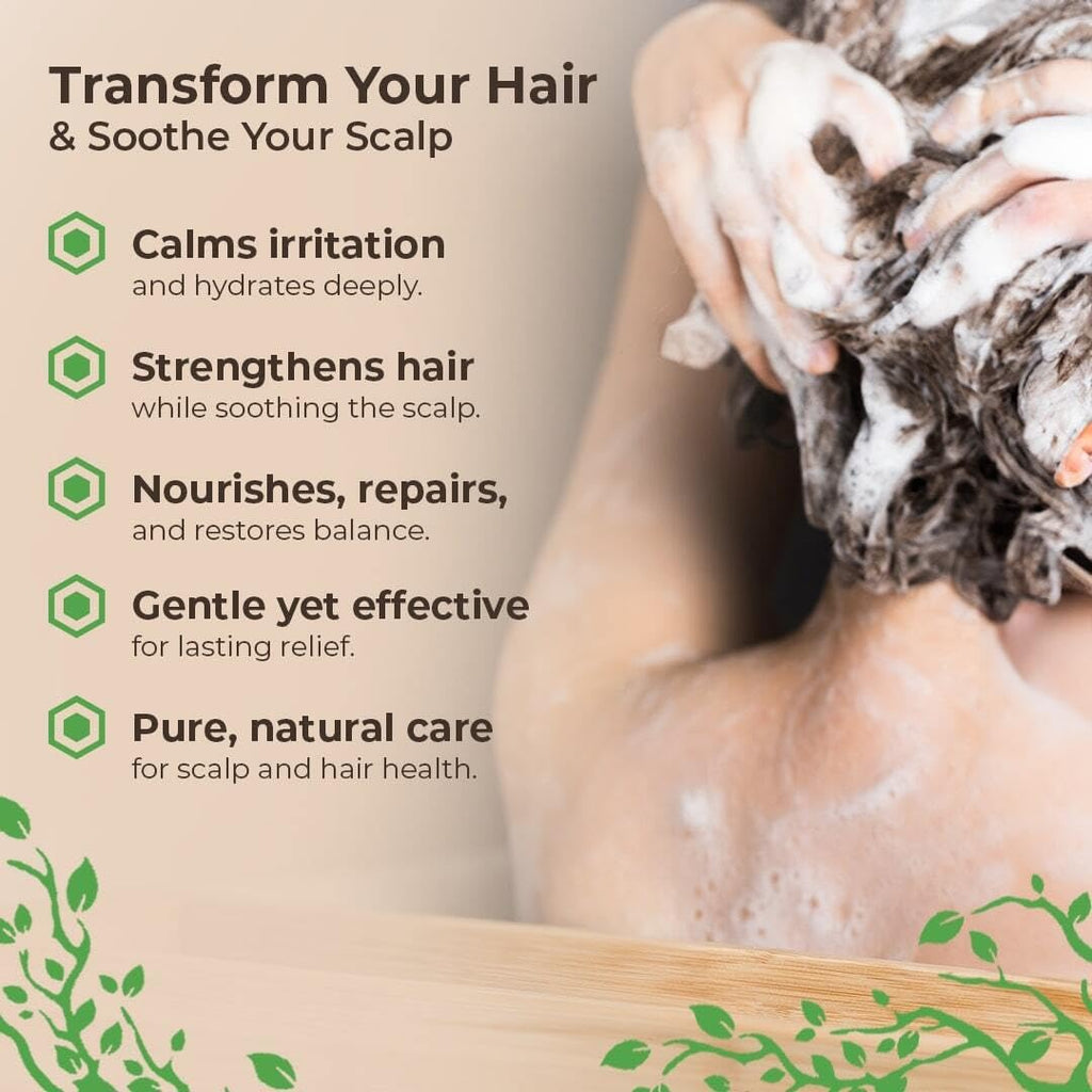 Wild Naturals Psoriasis Shampoo for Scalp Care & Relief | Hydrating Anti-Dandruff