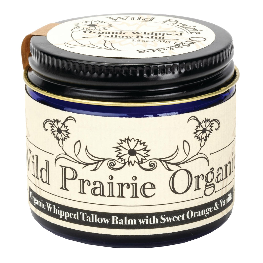 Wild Prairie Organics Whipped Tallow Balm – Sweet Orange & Vanilla