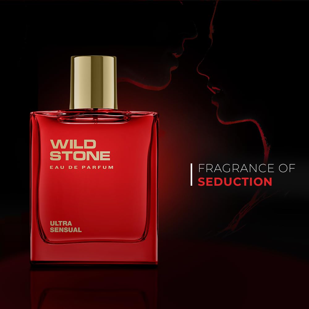Wild Stone Ultra Sensual EDP for Men | 3.38 oz / 100 ml | Intense Long-Lasting Woody & Warm Spicy Scent
