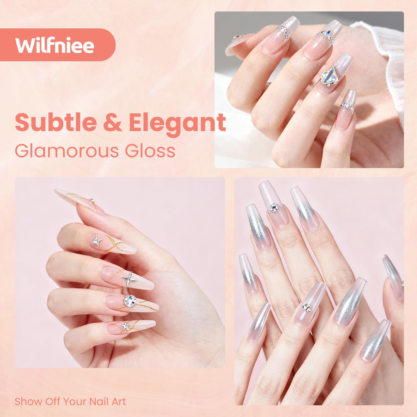 Wilfniee Practice Hand for Acrylic Nails Kit — Flexible Nail Mannequin for Beginners