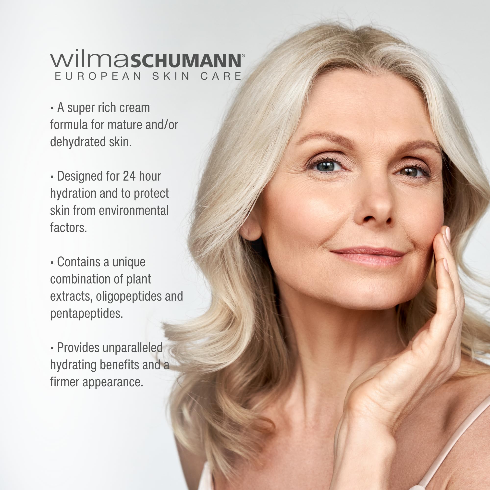 Wilma Schumann Moisture Intensiv Restorative Cream – Firming Face Moisturizer 1.7 oz