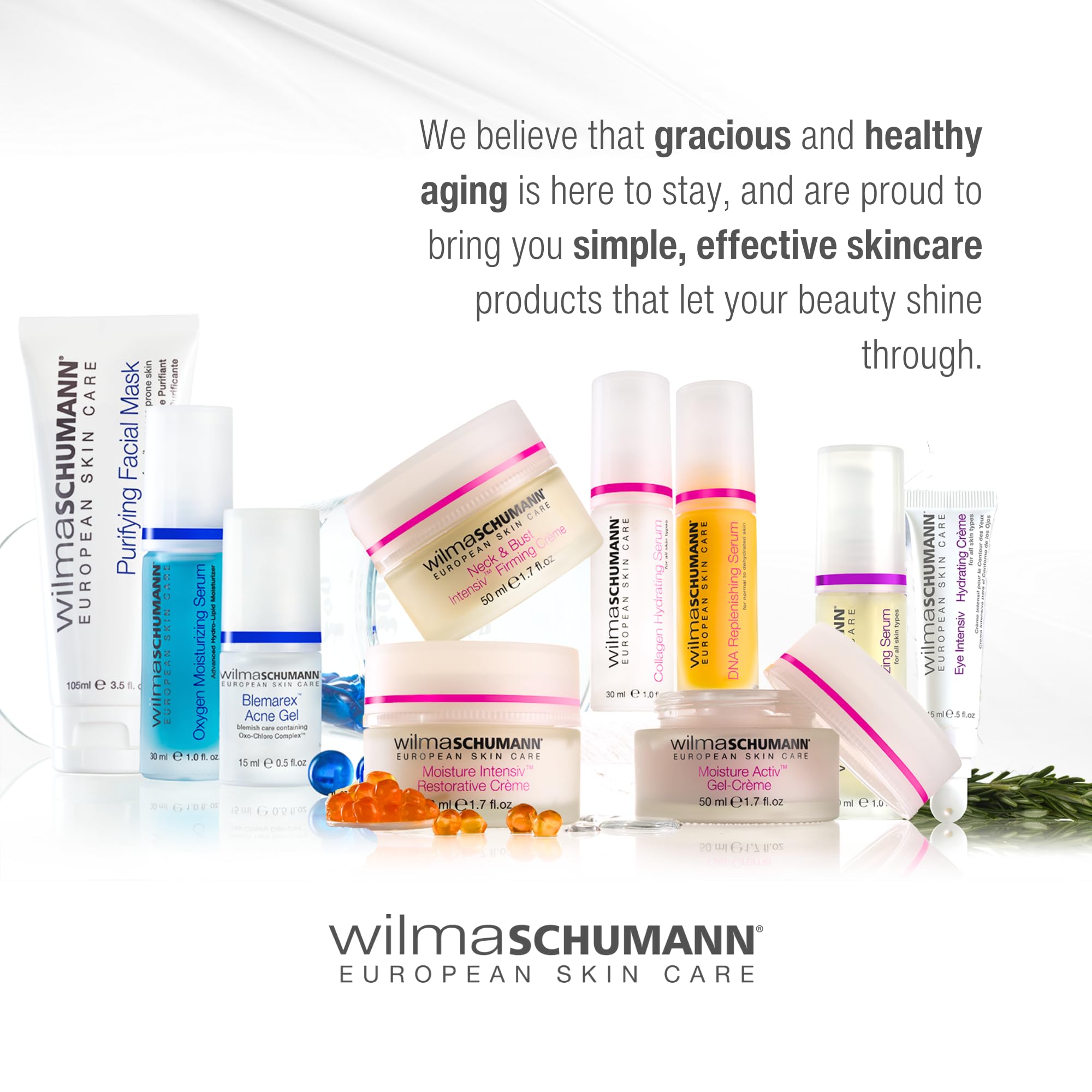 Wilma Schumann Moisture Intensiv Restorative Cream – Firming Face Moisturizer 1.7 oz