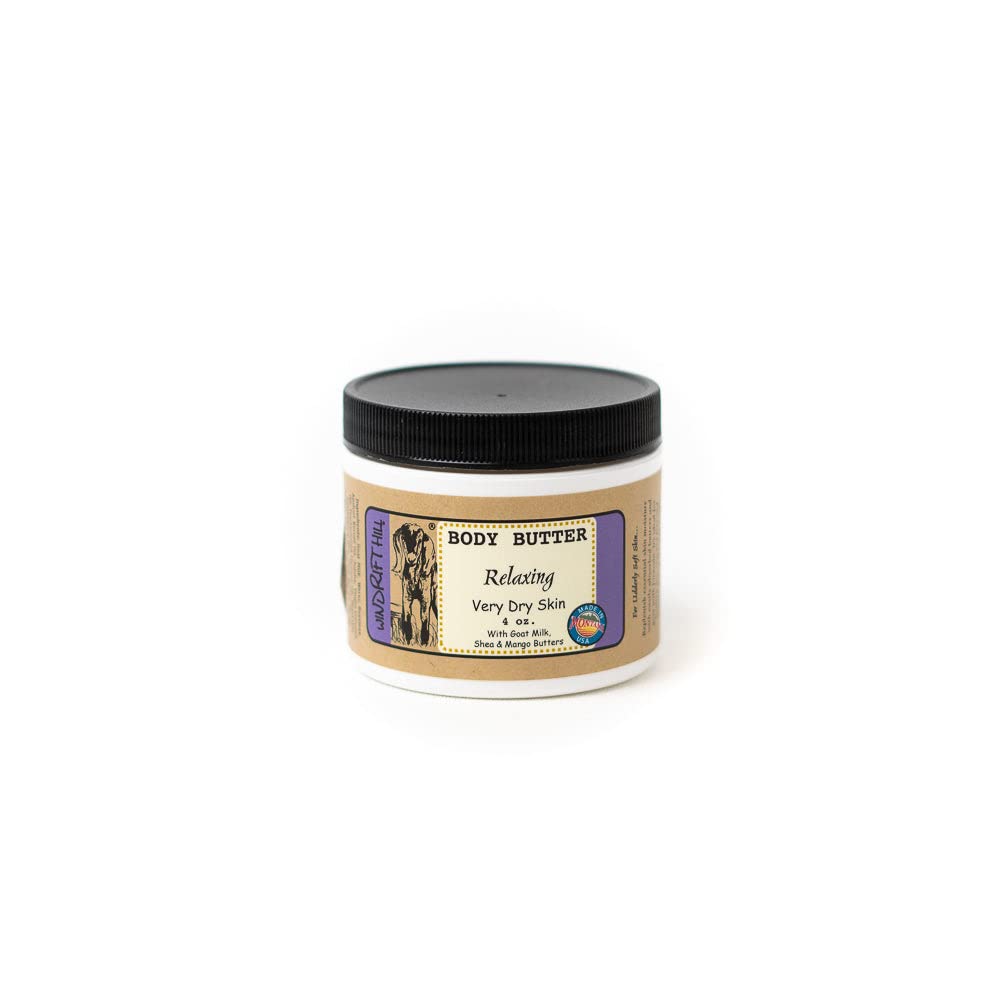 Windrift Hill Body Butter for Very Dry Skin (Relaxing) – Goat Milk Moisturizer