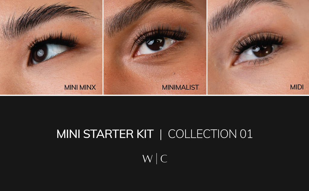 WinkClique Mini Starter Kit – DIY Lash Kit with 3 Natural Styles