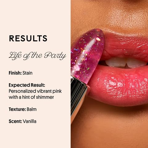 Winky Lux Lavender & Rainbow Glitter Confetti Balm – Hydrating pH Lip Balm with Vanilla Scent