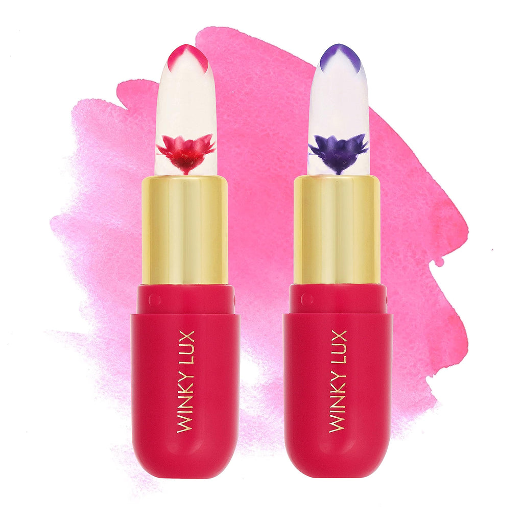 Winky Lux Flower Balm – pH Color-Changing Lipstick & Tinted Lip Balm (Vegan)