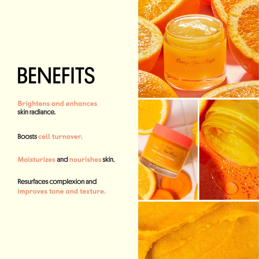 Winky Lux Orange You Bright Exfoliator – Vitamin C & Lactic Acid